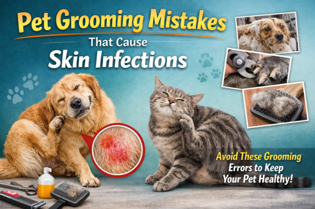 Grooming Mistakes That Cause Skin Infections in Pets