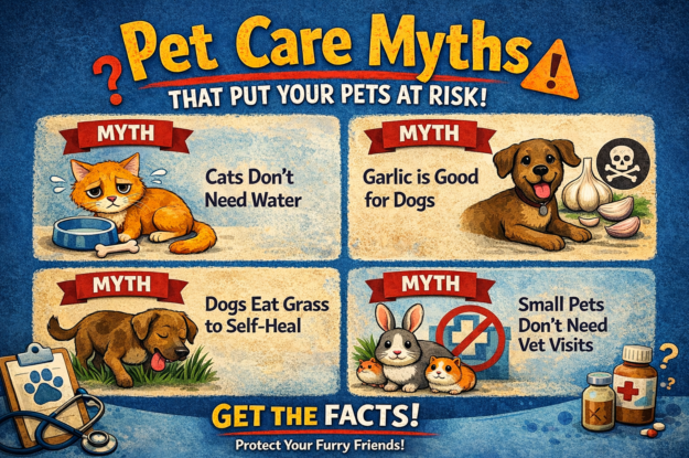 Myths about Pet Care that Quite Frankly, Put Your Pets at Risk